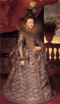 弗蘭斯 普佈斯 Portrait of Margherita Gonzaga 弗蘭斯 普佈斯 Portrait of Margherita Gonzaga